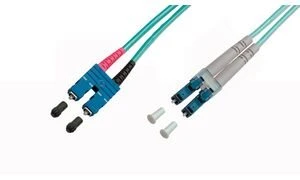 Telegärtner LWL Patchkabel, LCDuplex SCDuplex, OM3, 3 m