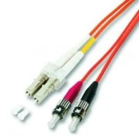 M-Cab LWL Duplex Jumper Patch-Kabel (LC-ST) 10m