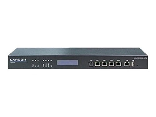 LANCOM 7100+ VPN – Router – ISDN – GigE, PPP VPN Gateway / LANCOM 7100+ VPN / Zentralseitiges VPN-Gateway für bis zu 200 Gegenstellen, 100 VPN-Kanäle inkl., 4 Gigabit Ethernet Ports, ISDN BRI, Fi