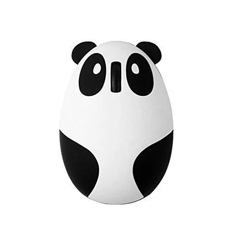 Panda Personalisierte Cartoon Maus Wireless Optical Wiederaufladbare Empfänger 1200dpi, leise Knopf