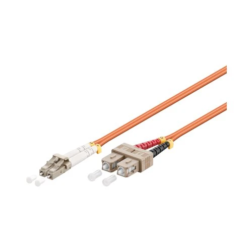 Goobay OM2 Duplex Patchkabel LC/SC 0,5m orange
