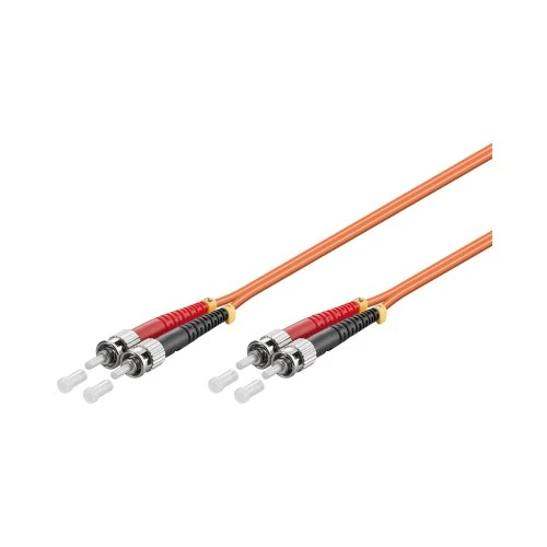 Goobay OM2 Duplex Patchkabel ST/ST 20m orange