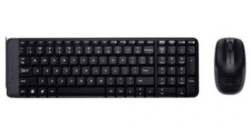 Logitech MK220, POR RF Wireless Portuguesisch Schwarz Tastatur – Tastaturen (POR, RF Wireless, Haus, Portuguesisch, Standard, Gerade, Schwarz)