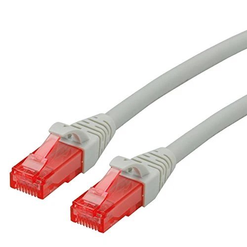 ROLINE 21152501 Patchkabel „Kat.6 UTP, LSOH“, Component Level, 1m grau