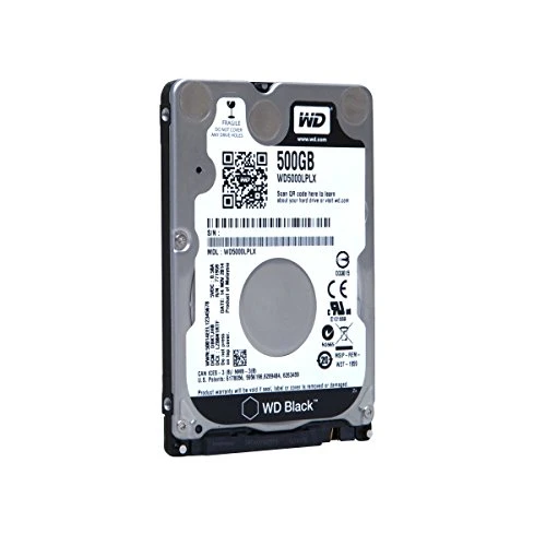 WD Black Mobile 500GB HDD 7200rpm SATA serial ATA