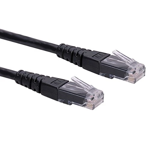 Rotronic ROLINE Patchkabel Patchkabel Kat6 UTP schwarz 0.5 m
