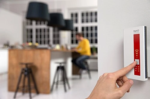 AVM FRITZ!BOX HIGHSPEED 1.300 MBit/s 5GHz + 450MBit/s 2,4GHz DUAL WLAN REPEATER – WIFI WIRELESS LAN VERSTÄRKER FÜR FUNK NETZWERK DES ROUTER VERSTÄRKUNG ADAPTER STECKER FÜR DIE STECKDOSE – PLUG & PLAY – AVM FRITZ FRITZBOX