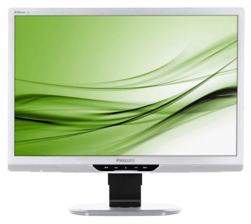 Phillips 220B2CS/00 55,9 cm (22 Zoll) widescreen TFT Monitor (DVI, VGA, 5ms Reaktionszeit) silber