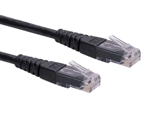 ROLINE UTP Patchkabel RJ45 CAT 6 schwarz 7m