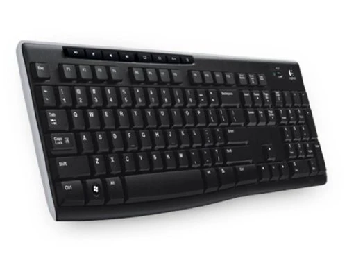 Logitech Wireless Keyboard K270, (AZERTY, französisches Tastaturlayout)