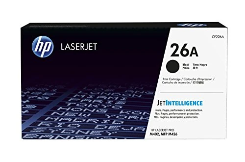HP 26A (CF226A) Schwarz Original Toner für HP Laserjet Pro M402, HP Laserjet Pro M426