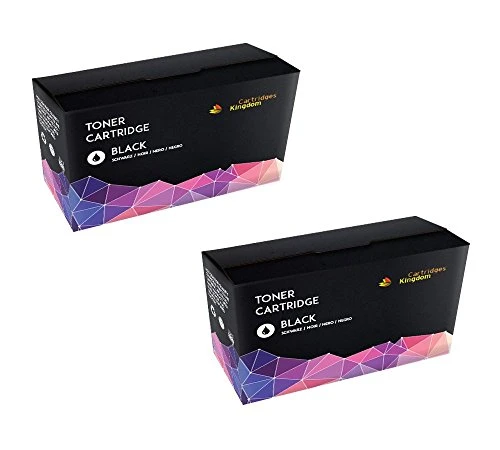2 x Schwarz Toner Ersatz für CB435A kompatibel mit HP LaserJet P1005, P1006, P1007, P1008, P1009, Canon i-SENSYS LBP-3010, 3100, LaserShot LBP-3018, 3108, 3050, 3150, 3010, 3100 (2BK)