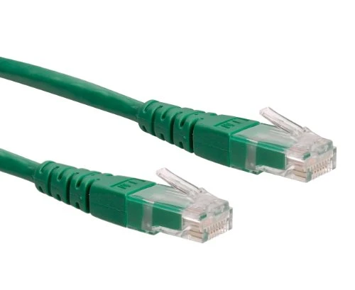 ROLINE UTP LAN Kabel Cat 6 , Ethernet Netzwerkkabel mit RJ45 Stecker , grün 10 m