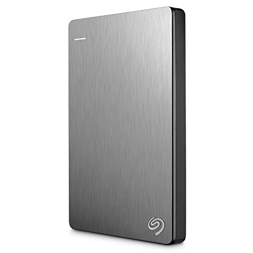 Seagate Backup Plus Slim, 2TB, externe Portable Festplatte (STDR2000201) USB 3.0; Titan; inkl. 200 GB Cloud Speicher & Backup für mobile Geräte