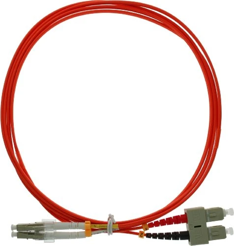 InLine LWL Duplex Kabel, LC/SC, 1m