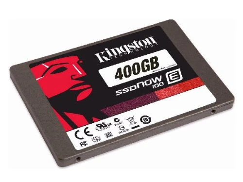 Kingston SSDNow E100 Series interne SSD-Festplatte 400GB (6,4 cm (2,5 Zoll), SATA III) schwarz