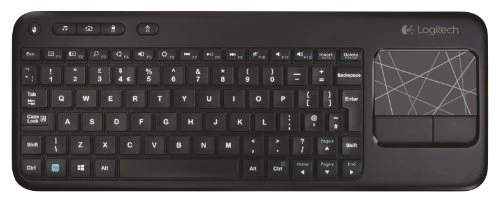 Logitech K400 Wireless Touch Tastatur (QWERTZ, deutsches Tastaturlayout) schwarz