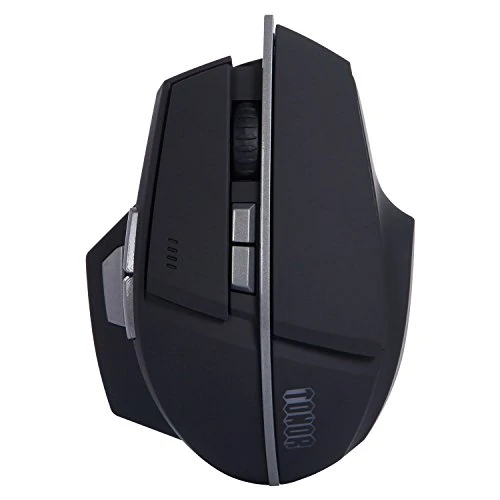 Tonor 8 Tasten Aufladbare Bluetooth Maus Wireless für Windows 7/8/10/Vista/Mac/Android Schwarz