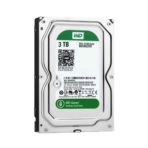 Western Digital WD30EZRX Green 3TB interne Festplatte (8,9 cm (3,5 Zoll), 5400 rpm, 2ms, 64MB Cache, SATA III)