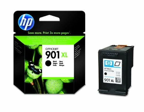 HP 901XL Schwarz Original Druckerpatrone mit hoher Reichweite für HP Officejet