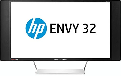 HP Envy 32 (G8Z02AA) 81,28 cm (32 Zoll) Media Monitor (HDMI, USB, 7ms Reaktionszeit, 4K Quad HD, MHL, DisplayPort, Beats Audio) schwarz
