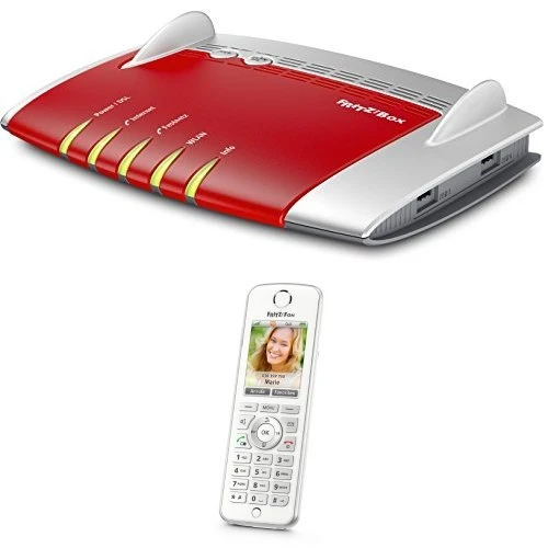 Set AVM FRITZ!Box 7490 WLAN AC+N Router + AVM FRITZ!Fon C4 Telefon