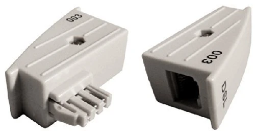 original AVM TAE RJ45 DSL Adapter für Fritz!Box o. Speedport – 4/5 belegt, nicht 1/8