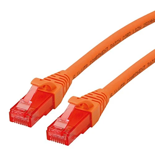 ROLINE 21152570 Patchkabel „Kat.6 UTP, LSOH“, Component Level, 0,5m orange
