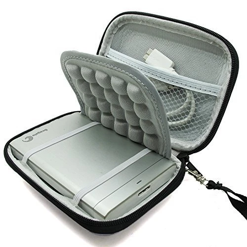 Marktore(TM) Stoßsichere schwarze Schutzhülle/Tasche / Festplattentasche für 2.5″ inch Toshiba Canvio Basics/Seagateup Plus External/Transcend/Samsung M3/ WD My Passport Ultra Elements Hard Drive HDD tragbare, externe Festplatte 750GB 1TB 2T