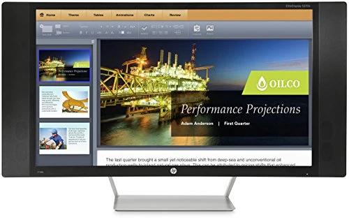 HP EliteDisplay S270c (K1M38AT) 68,6 cm (27 Zoll) Curved Monitor (VGA, HDMI, 8ms Reaktionszeit Bildschirmdiagonale, gebogener Bildschirm) schwarz