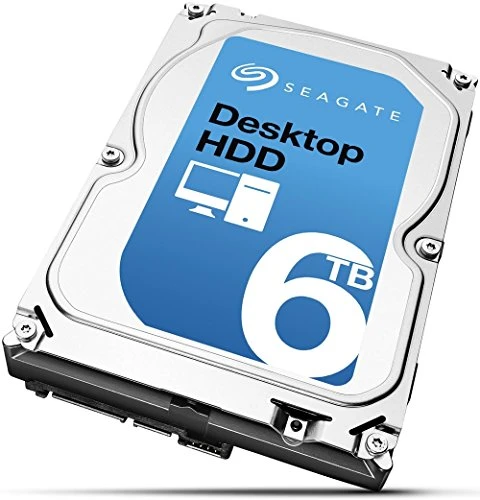 Seagate Desktop ST6000DM001 HDD 6 TB Interne Festplatte ((3,5 Zoll) SATA, 6GB/s, 128 MB Cache)