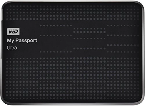 WD My Passport Ultra externe Festplatte 1,5TB (6,35 cm (2,5 Zoll), 5400rpm, 8 MB, SATA, USB 3.0) schwarz
