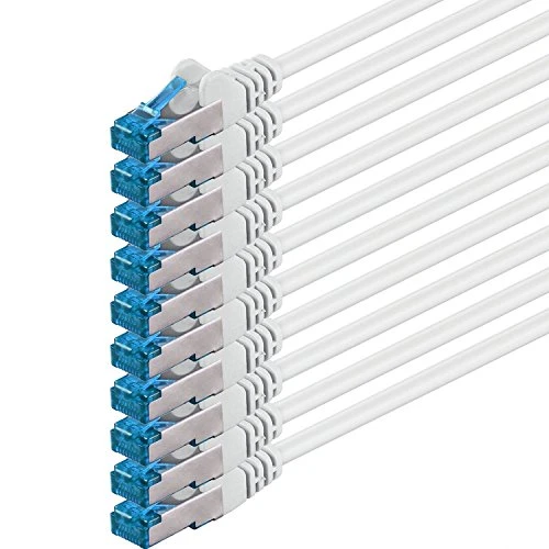 1 aTTack 4250344831785 0.5 m Cat6 A SF/UTP (S-FTP) weiß – Netzwerkkabel (0,5 m, Cat6 A, RJ-45, RJ-45, SF/UTP (S-FTP), weiß)
