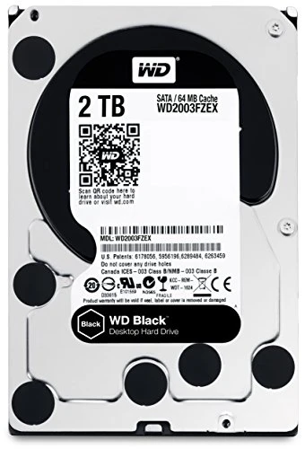 Western Digital WD2003FZEX interne-Festplatte 2TB (8,9 cm (3,5 Zoll), 7200rpm, 64MB Cache, SATA III)
