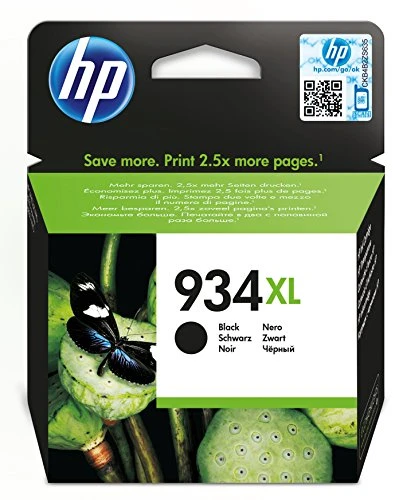 HP 934XL Schwarz Original Tintenpatrone mit hoher Reichweite