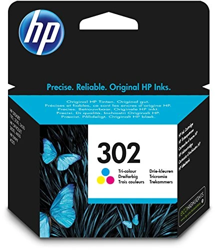 HP 302 Cyan/Magenta/Gelb Original Tintenpatrone